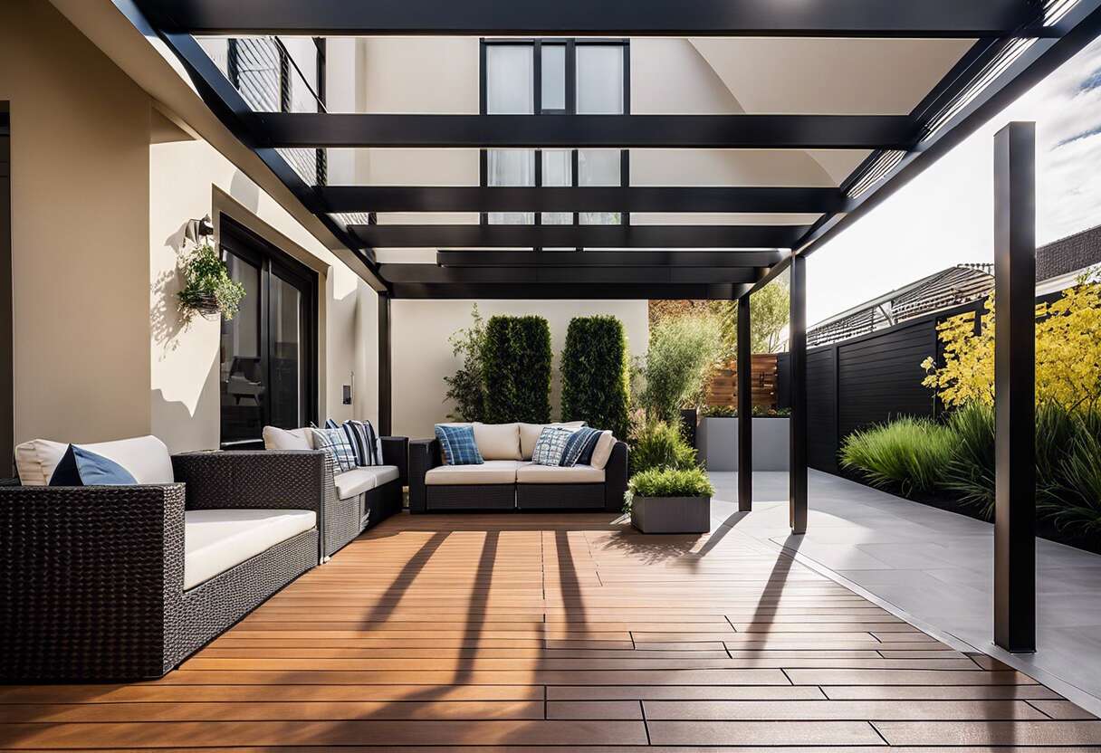 RevÃªtements de sol pour pergolas : quelle option privilÃ©gier ?
