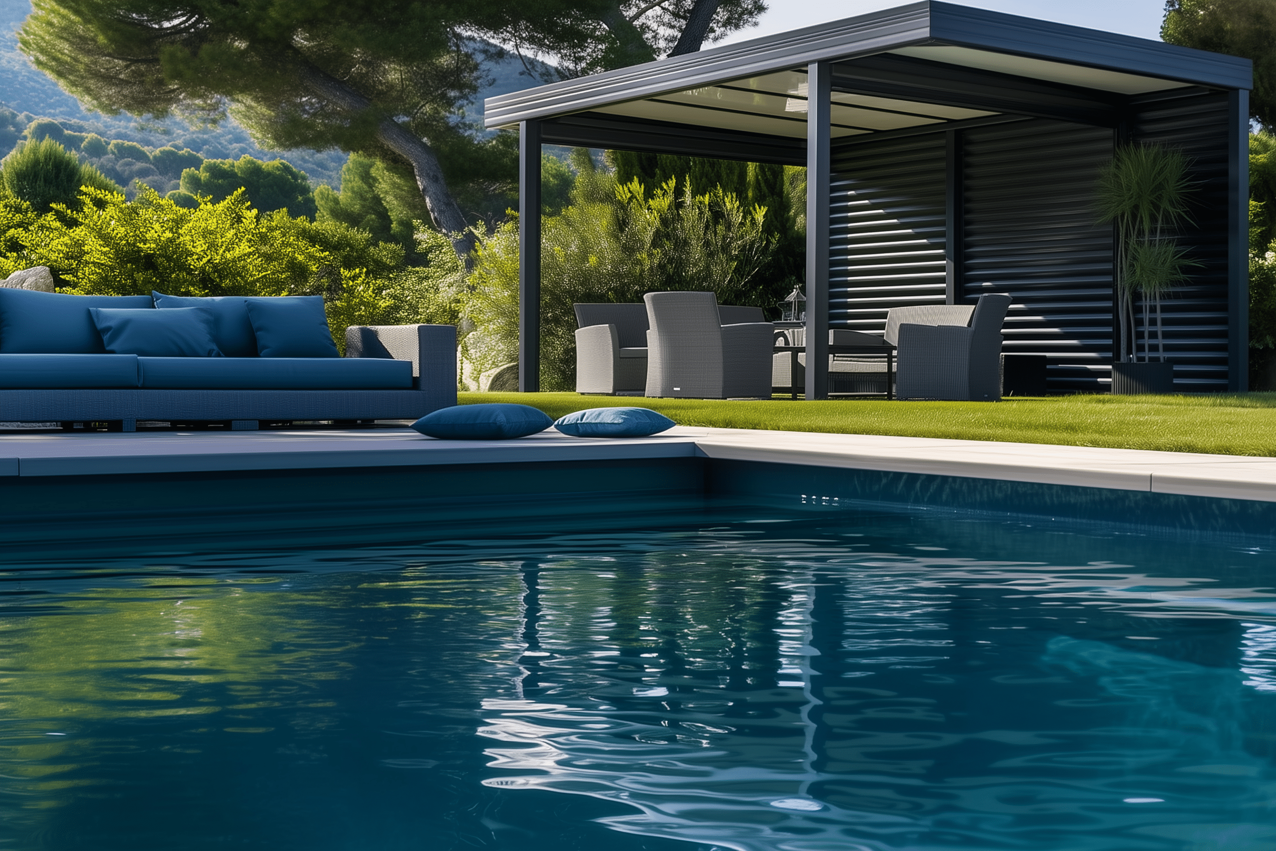 Pool House en aluminium Ã  Six-Fours par Var Pose Alu